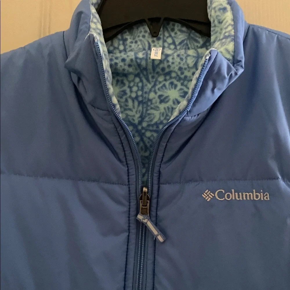 Columbia Reversible Puffer Vest Size Girls L